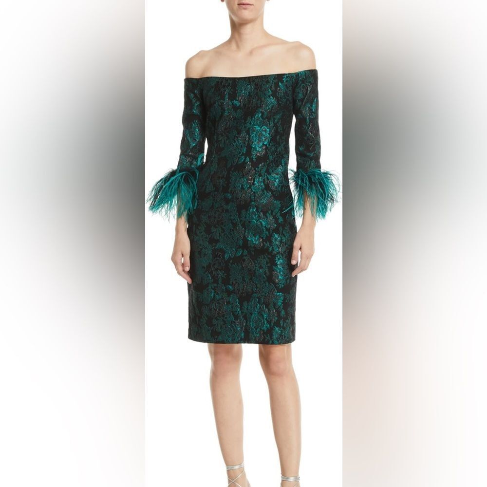 Elegant Strapless Green Dress